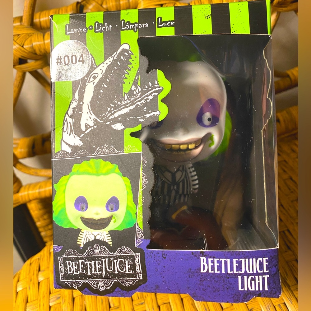 Beetlejuice Light Icon #004. Horror series 1. Brand new, never used.